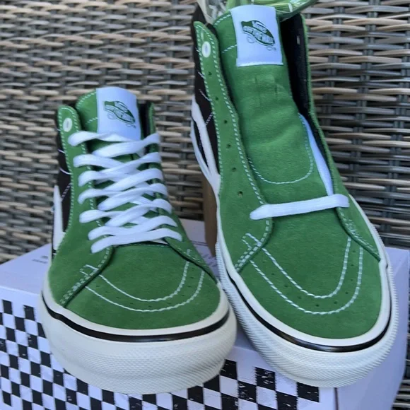 Vans Skate Sk8-Hi Juniper/Black MENS - Picture 8 of 16